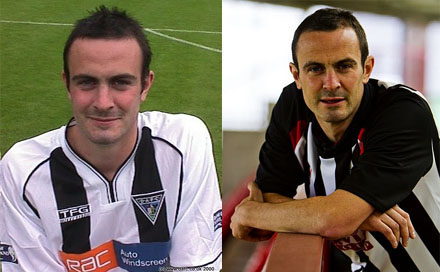 John Potter at Dunfermline 2001 and 2011