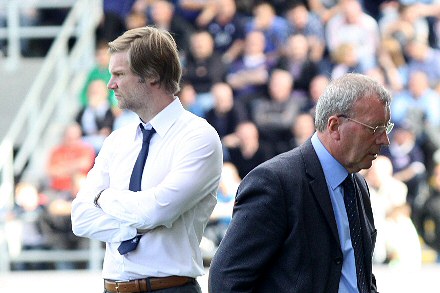 Steven Pressley and Alex Smith at Falkirk