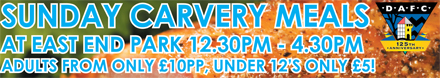 Carvery Sunday Lunch banner