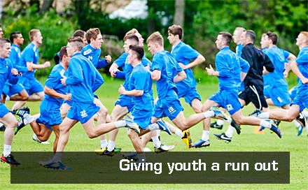 GIVING YOUTH A RUN OUT
