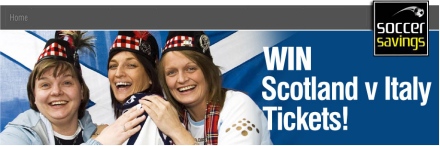 Win Tickets to see Scotland v Italy