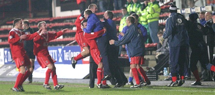Airdrie celebrate win last time at East End Park