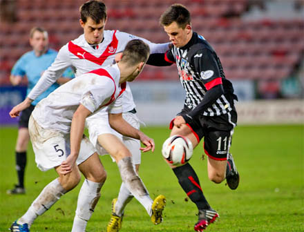 Lawrence Shankland v Airdrieonians