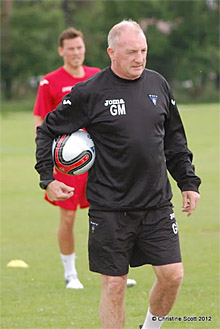 Gerry McCabe in pre season training