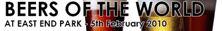 Beers of the World banner