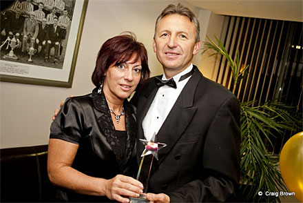 Istvan Kozma and his wife