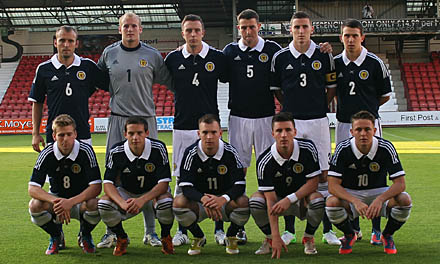 SCOTLAND U21s v BELGIUM U21s 