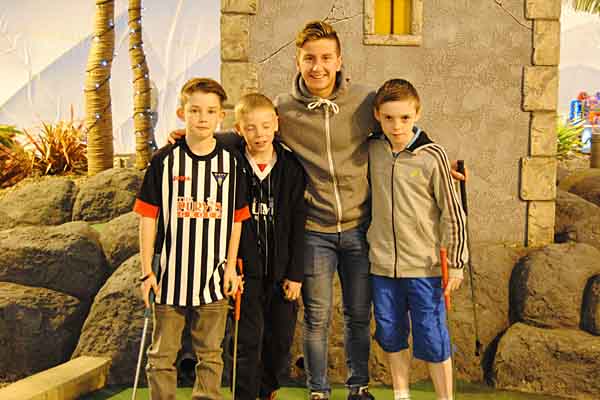 Josh with Young Pars